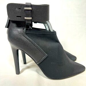Joe's Jeans Archie Ii Black Stiletto Heeled Ankle Boots Booties EUC Like New 6.5